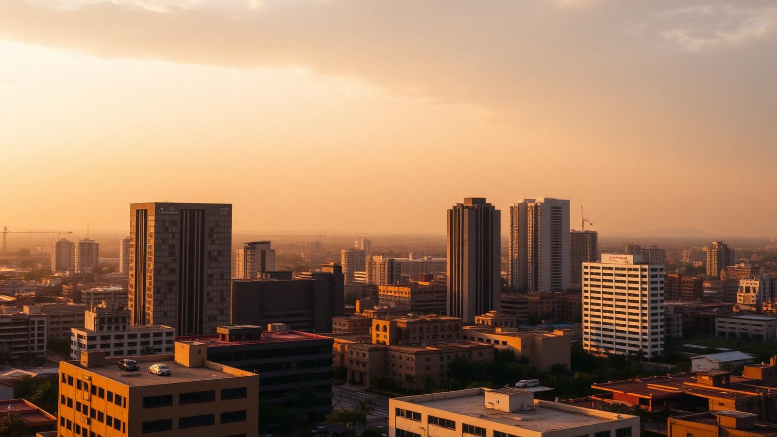Luanda ao entardecer
